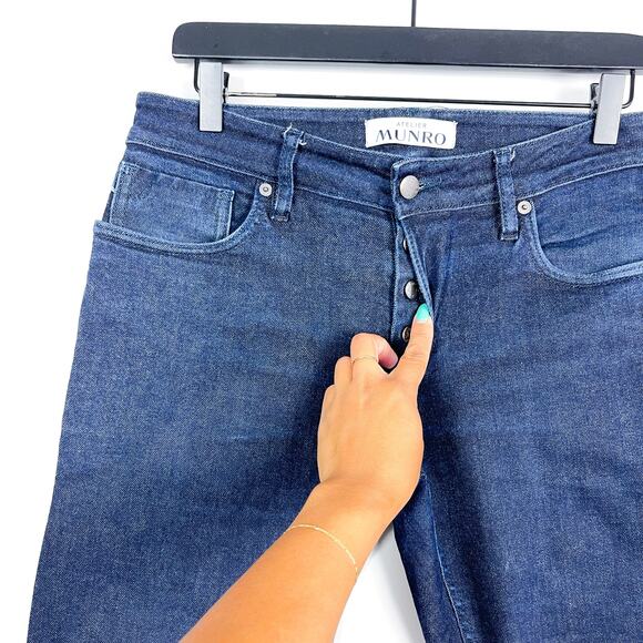 Atelier Munro 30x30 Selvedge Denim Tapered Mens Jeans Button Fly - Picture 4 of 10